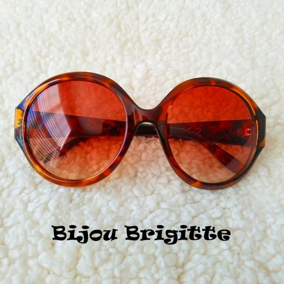 NWOT Bijou Brigitte Tortoise Shell Sunglasses - Picture 1 of 3